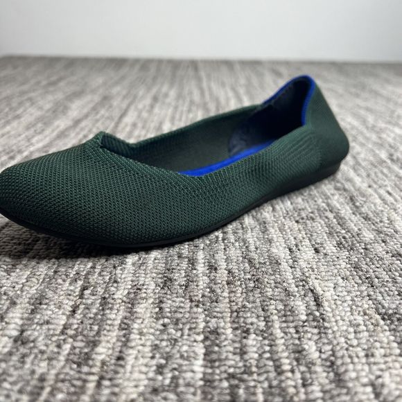 Rothy’s The Flat Women 7.5 Esmerald Green Retired - Picture 7 of 13